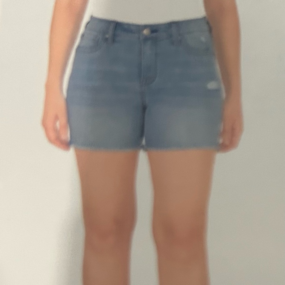 Seven7 Jeans Women's Blue Denim Shorts